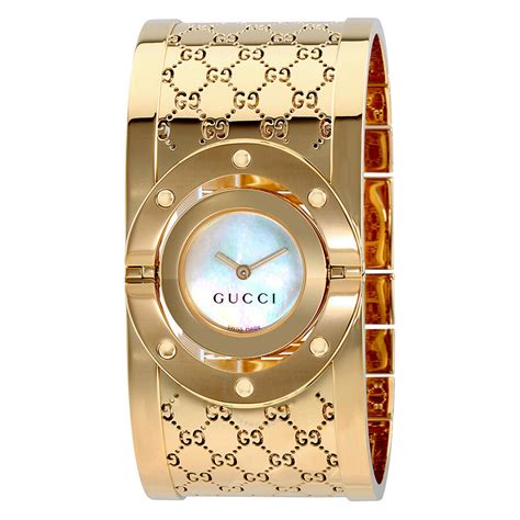 gucci women's watch with diamonds|gucci bangle watches ladies.